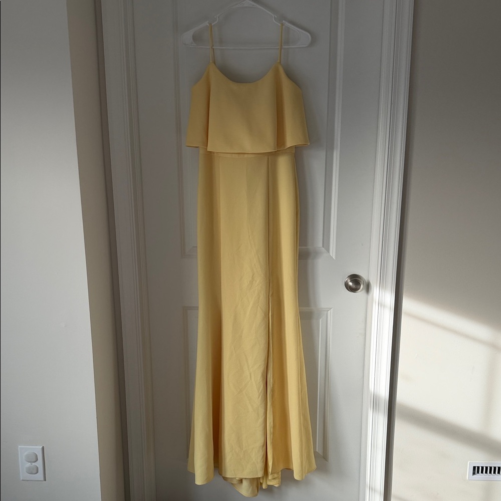 Aqua Formal Yellow Formal Dress